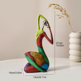 Abstract Woman Sculpture – Colorful Modern Figurine (Color: Style B, Ships From: China)