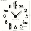 "Contemporary Giant Wall Clock â€“ Ultra Thin Silent Decor for Home & Office"