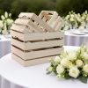 3pcs Collection of Three Sizable Wooden Decorative Storage Boxes, Nesting Crates Ideal for Rustic Displays