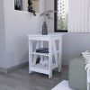 Clio Auxiliary Table, with two shelves