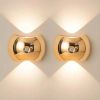 LED Modern Indoor Wall Light with Motion Sensor 3 Color Modes 2700K/4500K/6500K USB Rechargeable Magnetic Portable Wall Sconce for Living Room Bedroom