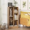 1PC 41 Inches 5-Cube Floor Bookcase with 2 Anti-Tipping Kits Home Office Bookcase