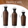 Desktop Vase, Brown Decorative Floor Vase, Classic and Neat Floor Vase, High Independent Flower Stand, Artificial Vine Vase, PVC Floor Vase