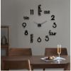 "Contemporary Giant Wall Clock â€“ Ultra Thin Silent Decor for Home & Office"