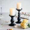 Metal Candle Holders Set for Wedding & Table Decor (2/4-Piece)