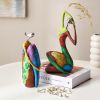 Abstract Woman Sculpture – Colorful Modern Figurine