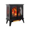 24 inch 3D Flame Electric Infrared Quartz Fireplace Stove with remote control