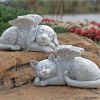 Angel Pet Memorial Garden Statue for Dog & Cat