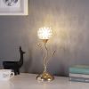 Modern Simply Glam Metal Table Lamp for Bedroom Decor