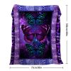 1pc Cozy Butterfly Printed Flannel Blanket - Soft, Warm, And Lightweight Throw For Couch, Sofa, Office, Bed, Camping